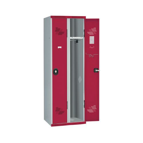 Seamline Optimum® 2-column locker - Width: 300 mm - On base - Acial