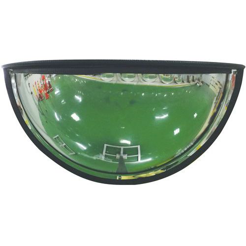 Convex Safety Mirror - Half-hemisphere - Outdoor Traffic - Manutan Expert