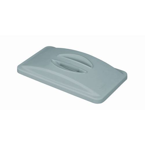 Grey closed lid for 60-l and 87-l Slim Jim Vented containers - Rubbermaid