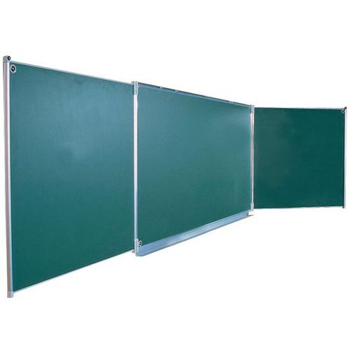 Chalkboard with multiple writing sections Chalkboard with multiple writing sections