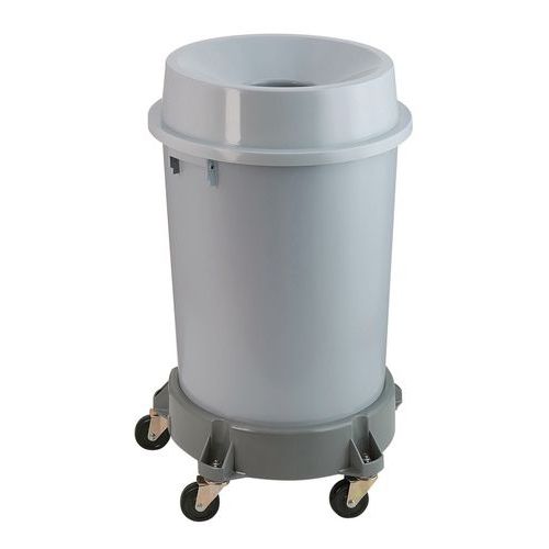 Plastic waste bin with open top, 60 l and 90 l - Vepabins Plastic waste bin with open top, 60 l and 90 l - Vepabins