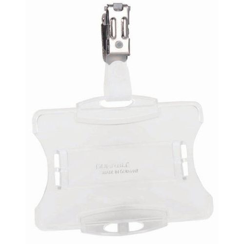 Badge holder for security card - With clip Badge holder for security card - With clip
