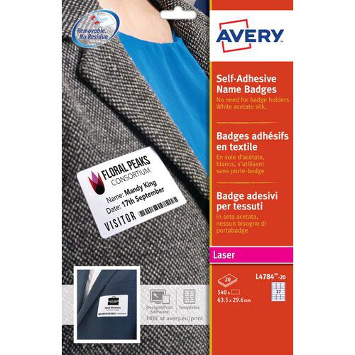 Textile self-adhesive badge Textile self-adhesive badge