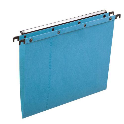 Ultimate kraft hanging file with press studs for drawers - V-shaped base Ultimate kraft hanging file with press studs for drawers - V-shaped base