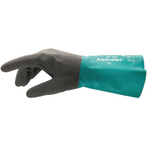 AlphaTec® 58-430 chemical-resistant gloves - Ansell