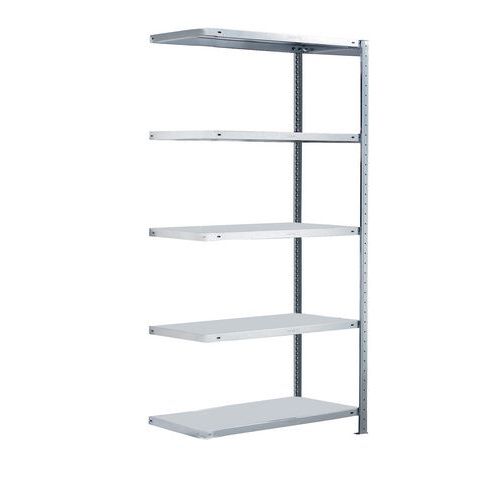 Lightweight Easy-Fix shelving - Zinc-plated finish - Schulte