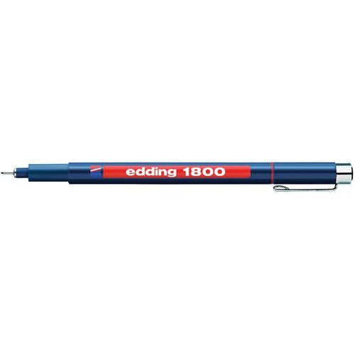 Edding 1800 felt tip pen with cap