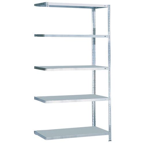 Quick-Fix Plus solid sheet metal shelving - Height 2000 mm - Width 1000 mm - Schulte