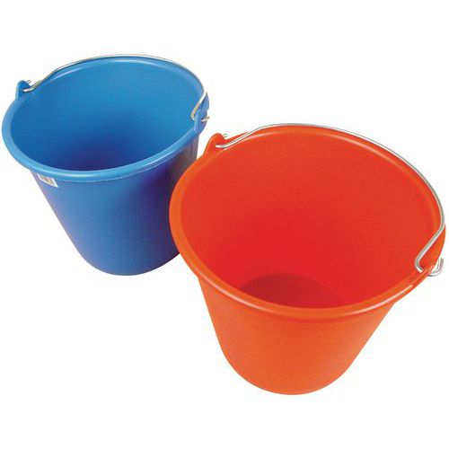 10L Round Bucket Cleaning Supplies Manutan