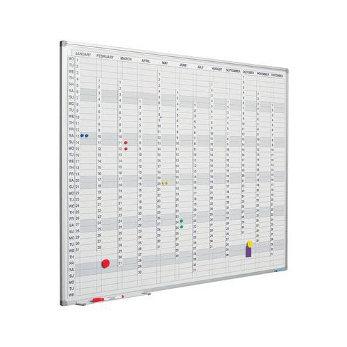 Vertical year planner - German Vertical year planner - German