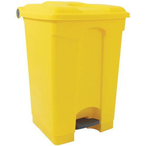 Plastic Pedal Bin - Food Waste - 45-Litre Capacity - Manutan Expert Plastic Pedal Bin - Food Waste - 45-Litre Capacity - Manutan Expert