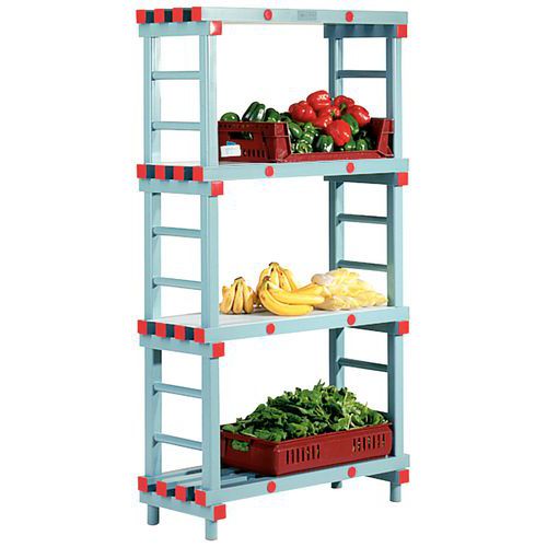 Poly-Store plastic food shelving