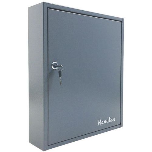Key Cabinet - High-Security Metal Cupboard - Slimline Safes - Manutan Expert