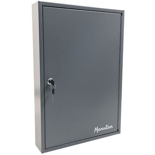 Key Cabinet - High-Security Metal Cupboard - Slimline Safes - Manutan Expert