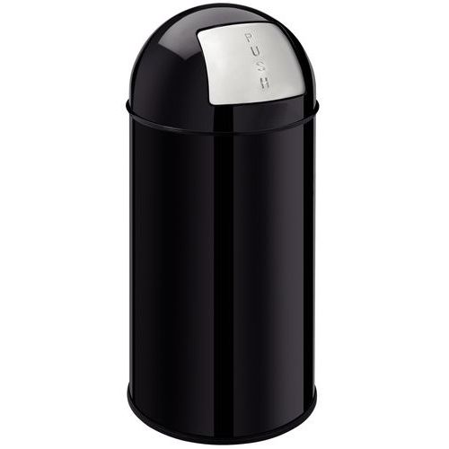 Bin with push lid - 40 l - Manutan Expert Bin with push lid - 40 l - Manutan Expert