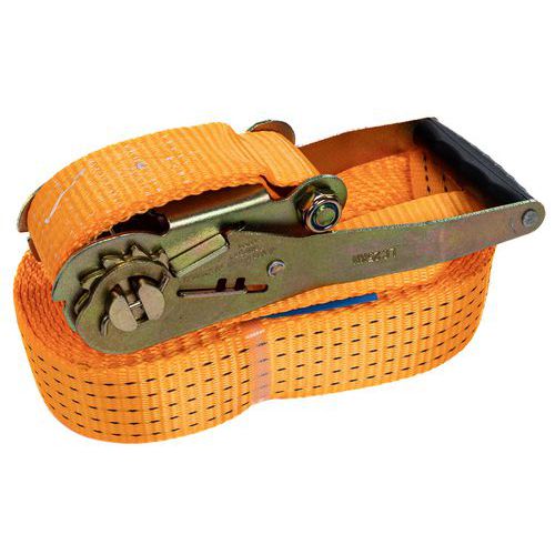 9m Tie Down Straps - Ratchet Buckles - 1000-2500kg Lashing - Manutan Expert 9m Tie Down Straps - Ratchet Buckles - 1000-2500kg Lashing - Manutan Expert