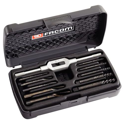 Set of step drill pullers - Ø 3 to 18 mm