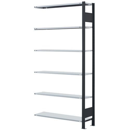 Lightweight Easy-Fix shelving - Epoxy finish - Schulte