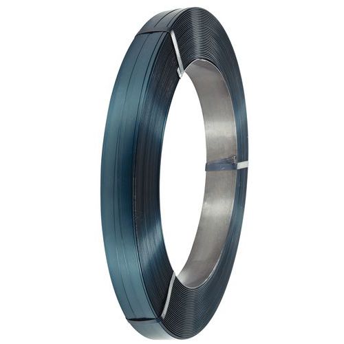 Steel Pallet Bundling Roll - Spiral-Wound Strapping - Manutan Expert