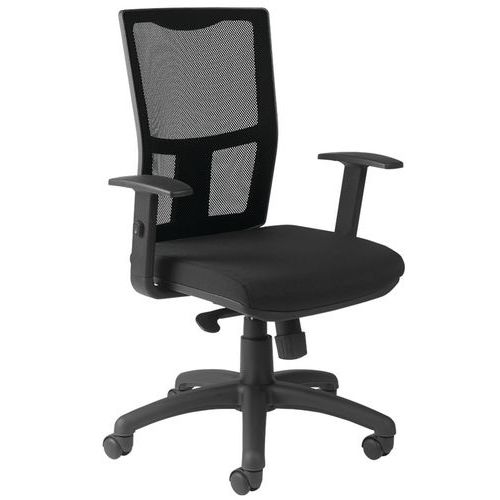 Armchair with adjustable armrest - Manutan Expert