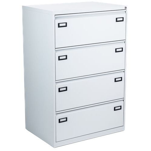 Filing cabinet with double-width drawers - Manutan Expert