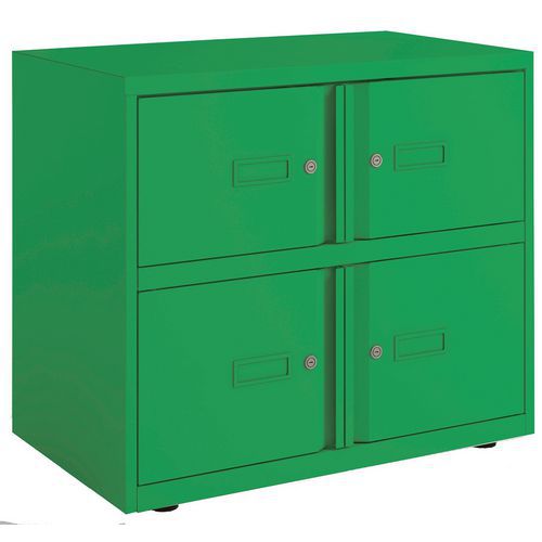 Office Staff Lockers - 4 Boxes - Personal Effects Storage - Bisley
