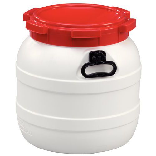 Wide opening sealable UN-X-approved barrel - 2.9 to 68 l