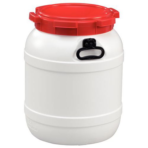 Wide opening sealable UN-X-approved barrel - 2.9 to 68 l