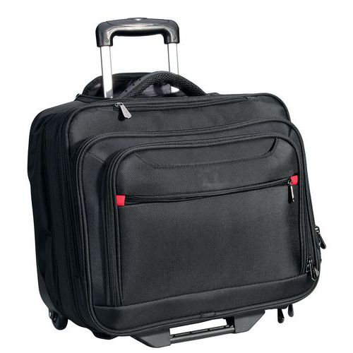 Multifunction trolley case with 2 wheels and 5 compartments