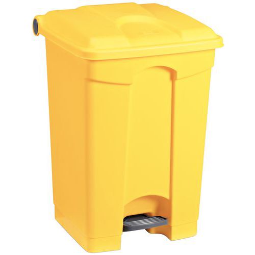 Plastic Pedal Bin - Food Waste - 70-Litre Capacity - Manutan Expert