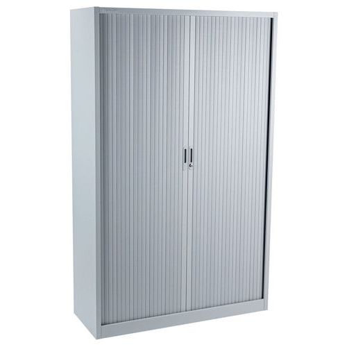 Tambour Door Cupboard - Space-Saving Tall Cabinets - Manutan UK