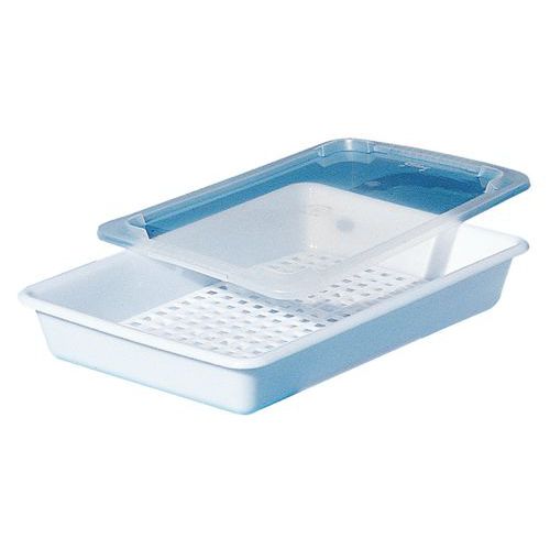 Stackable flat food storage container - 2 to 10 l - Gilac