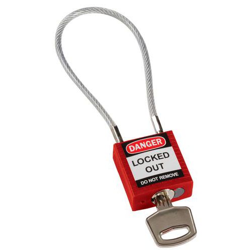 Compact safety padlock - Keyed different