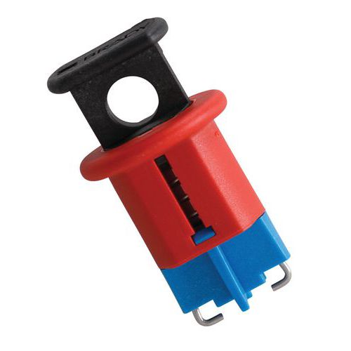 Miniature circuit breaker lockout