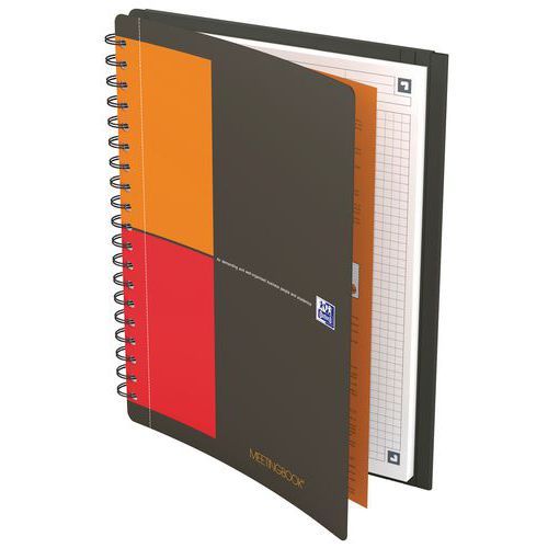 Oxford Meetingbook spiral-bound notebook - A4