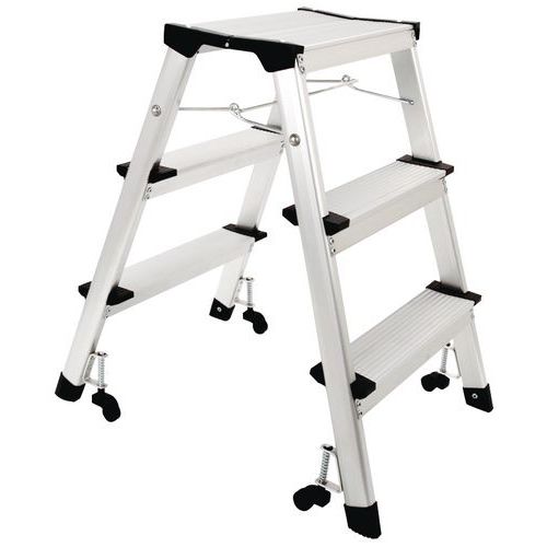 Folding dual-access stepstool - Manutan Expert