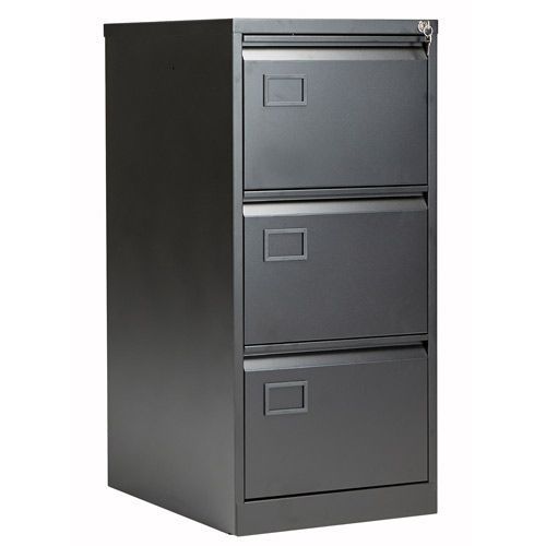 Bisley 3 Drawer Filing Cabinet for Office Storage and Organization