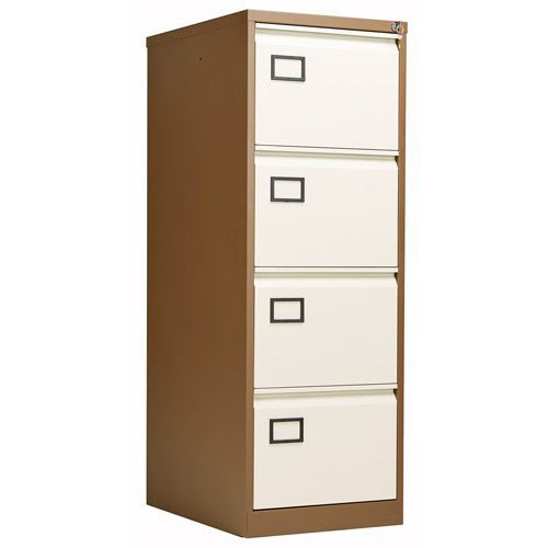 Bisley 4 Drawer Suspension Filing Cabinet - Lockable - Office Storage