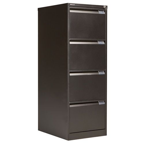 Bisley 4 Drawer Filing Cabinet with Flush Front - Office Furniture