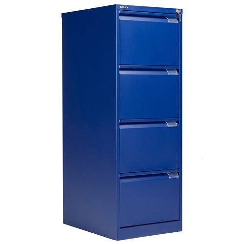 Bisley 4 Drawer Filing Cabinet with Flush Front - Office Furniture