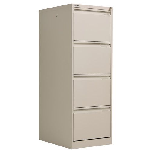 Bisley 4 Drawer Filing Cabinet with Flush Front - Office Furniture