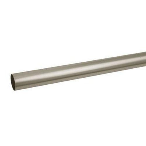 19mm Round Steel Tube - 1219mm Length - Brushed Nickel