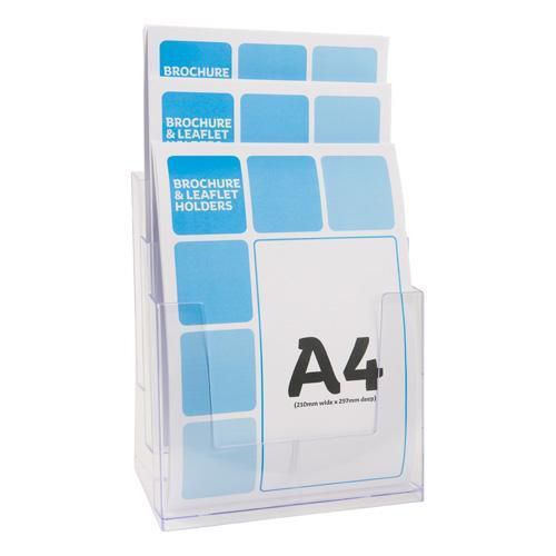 Brochure Holder - Extra Deep - For A4 A5 Or DL Leaflets