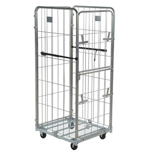 Roll Pallet With 4 Removable Sides And Drop Gate - Material Handling Roll Pallet With 4 Removable Sides And Drop Gate - Material Handling