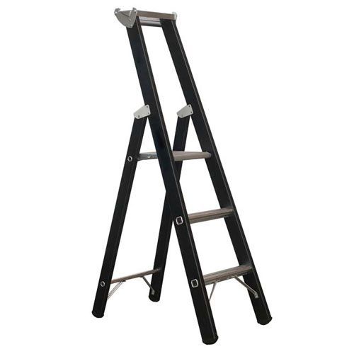 Aluminium Platform Step Ladder - Heavy Duty 250kg - Safety Ladder