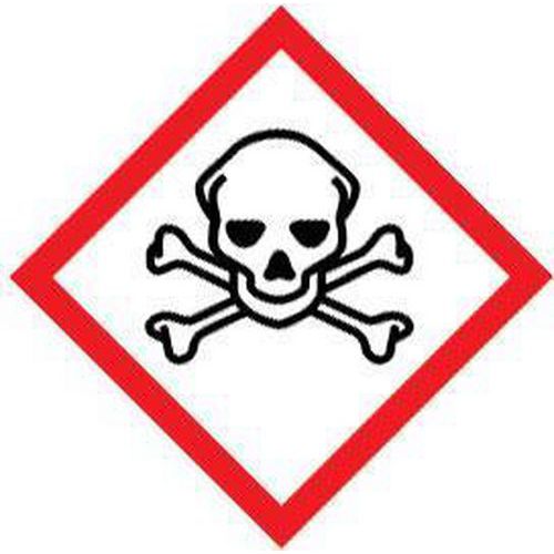 Acute Toxicity Symbol Stickers for Safety and Hazard Identification