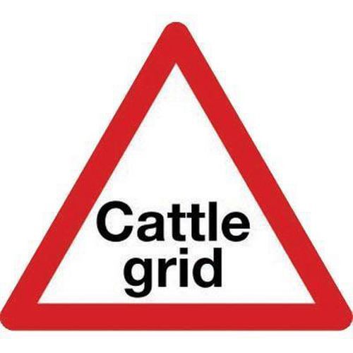 Cattle Grid Class 2 Sign Signs and Display Manutan UK