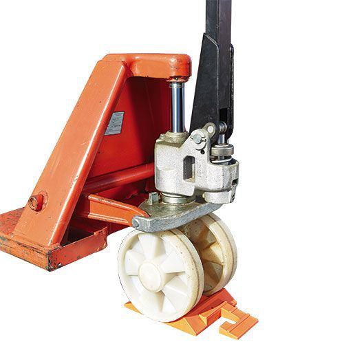 Pallet Truck Wheel Chock Materials Handling Manutan UK
