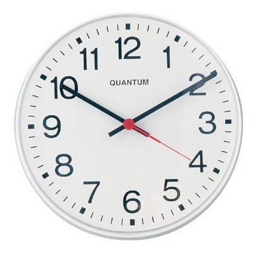 Office Wall Clocks - White - Large Numbers