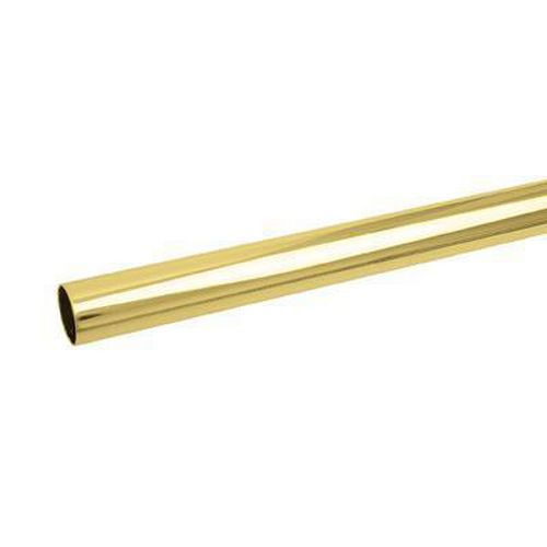 19mm Round Steel Tube - 1829mm Length - Brass Plated